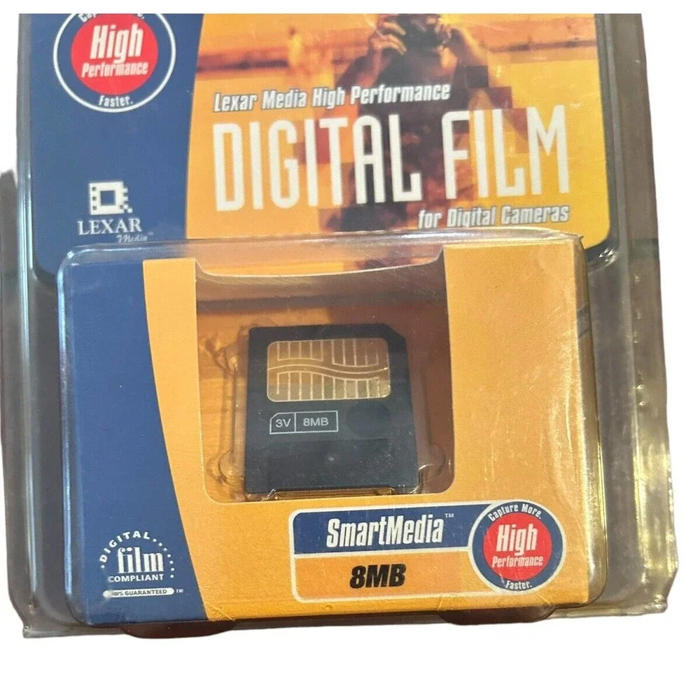 Lexar 8MB Digital Film Smart Media NOS New Sealed NIP For Digital Camera